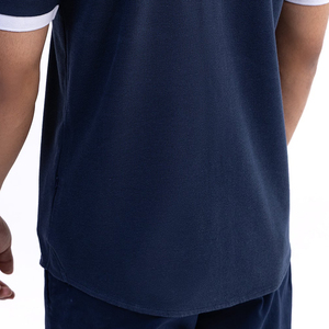 Personnalisable Hommes Été Casual Imprimé Marine Motif Chemise 100% Coton Popeline Respirant Anti-Rétrécir Anti-Rides Marine Jersey - Product Image 6