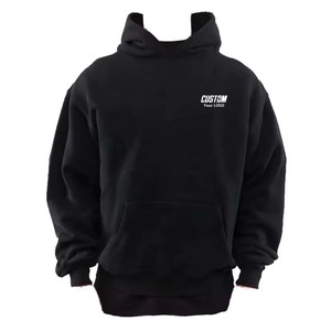 Streetwear personnalisé fabricants de sweat à capuche unisexe en coton surdimensionné épais confortable élégant de qualité supérieure - Product Image 1
