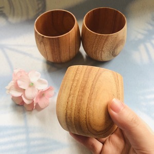 Taza de madera Natural hecha a mano ecológica para café, té y agua, utensilio de vajilla artesanal de Vietnam - Product Image 2