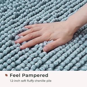 Alfombra de Baño Superabsorbente de Espuma Viscoelástica TPR de 32x20, Antideslizante para Piso y Bañera, Estilo Infantil Cómodo - Product Image 5