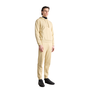 Sudadera con Capucha de Forro Polar de Algodón Transpirable de Corte Regular para Hombre, Informal, con Capucha, para Invierno, con Logotipo Personalizado al por Mayor, Pantalones Deportivos con Puños - Product Image 3