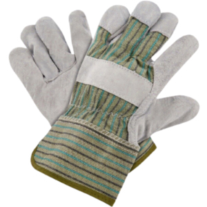 Guantes de trabajo de cuero dividido de piel de vaca de alto rendimiento, guantes de protección personal canadienses para trabajadores de seguridad en la construcción - Product Image 2