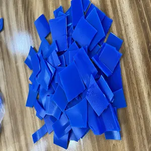 Botol susu Scraps HDPE Blue Drum Scraps/granule plastik HDPE Resin kepadatan tinggi