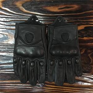 Top Qualité Heavy Duty Motowolf Date Demi Doigt Gants D'équitation Moto D'été En Cuir Gants pour Motocross Vélo - Product Image 5