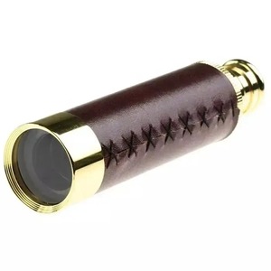 H.M.A Handicrafts Maritime Brass <b>Telescope</b> Compact Handheld Spyglass for Outdoor Use for Wedding Diwali Decor Hanging Movable - Product Image 3