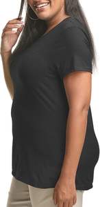 Nouvelle Collection OEM Service Solide Femmes 100% Coton À Manches Courtes Écologique Respirant À Séchage Rapide T-shirt Bangladesh - Product Image 6