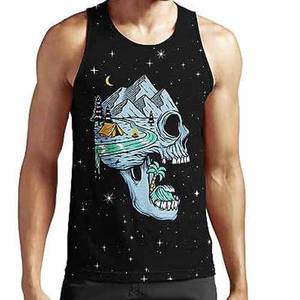 Débardeur d'entraînement sur mesure pour hommes, vêtements de sport respirants de style décontracté pour hommes - Product Image 5