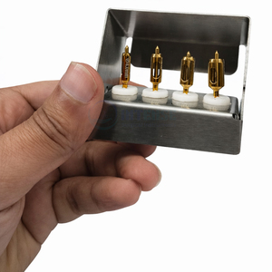 Kit de poinçonnage tissulaire en acier inoxydable 4 pièces pour chirurgie dentaire, outils de précision pour implants dentaires, poinçonnage des tissus et des os - Product Image 1