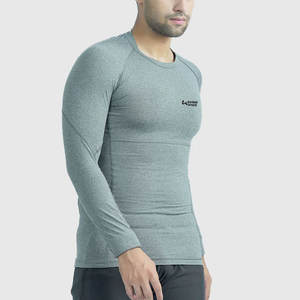 เสื้อรัดรูปผ้าคอตตอนสำหรับผู้ชายเสื้อรัดรูปผ้าแห้งเร็วและใส่สบายสำหรับ2025ออกแบบได้ตามต้องการ - Product Image 4