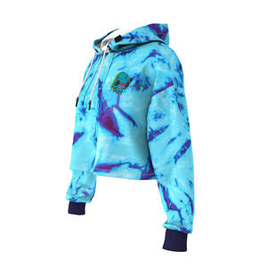 Otoño Casual hombres y mujeres Sudadera con capucha sólida cómoda personalizada bordada sudaderas con capucha ropa moda de talla grande mujer Sudadera con capucha recortada - Product Image 4