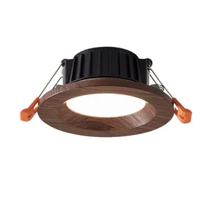 ไฟดาวน์ไลท์ฝังฝ้า MaderaWalnut 220V LED ตัวเรือนอะลูมิเนียม PC แสงวอร์มไวท์ 4000K IP54 สำหรับใช้ในห้องนั่งเล่นที่อยู่อาศัย ได้รับการรับรองมาตรฐาน ETL - Product Image 1