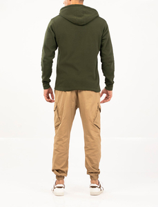 Sudadera con Capucha Extra Grande de Moda Otoño 2026, 100% Algodón, Peso Pesado 400 GSM, Mangas Largas Bordadas para Hombre - Product Image 2