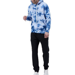 Vente en gros 100% coton hiver respirant tie dye sweats à capuche dernier style couleur unie personnalisé - Product Image 3