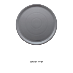 Plato para Pizza Saturnia Napoli Color Gris 33 cm, Suministros para Hostelería, Vajilla al por Mayor - Product Image 3