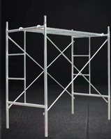 En professionnel 74 12m pliable H cadre échafaudage poids léger galvanisé à chaud métal pour escalier et entrepôt en vente