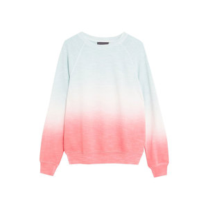 Sudadera de invierno con estampado de logotipo personalizado para mujer, 100% algodón, cuello levantado, informal, blanco, cuello redondo, diseño frontal para ropa de calle - Product Image 3