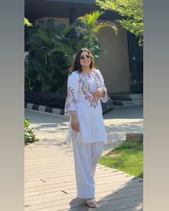 Belle haute qualité Breezy Casual Designer Co-ord Set pur coton imprimé pour les femmes pour la fête ou l'été Prix de gros - Product Image 5