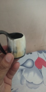 แก้วมักทรงแตรสำหรับดื่มแบบไวกิ้งพร้อมหูจับแก้วเบียร์กาแฟดื่มแบบไวกิ้ง - Product Image 2