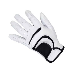 Par de guantes de golf de cuero Cabretta de moda para mujer con logotipo personalizado suave y transpirable para deportes - Product Image 6
