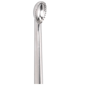 Cureta de hueso de animal pequeño con mango de madera Instrumento quirúrgico dental para curetaje de implante de articulación de perro - Product Image 6