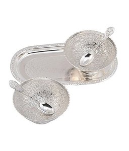 Ensemble de bols en argent allemand avec coffret cadeau exceptionnel - Capsul 5 pièces, 0,8 kg, 500 millilitres - 500 ml - Product Image 4