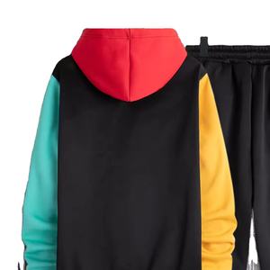 2024ชุดวิ่งผ้าฟลีซระบายอากาศได้ดีชุดออกกำลังกายผ้าคอตตอนมีฮู้ดไซส์ใหญ่พิเศษชุดวอร์มสำหรับผู้ชายพิมพ์โลโก้ได้ตามต้องการ - Product Image 2