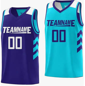 Conjunto de camiseta de baloncesto reversible personalizado, transpirable e impreso para tu propio equipo, ropa de hombre para ropa de baloncesto - Product Image 2