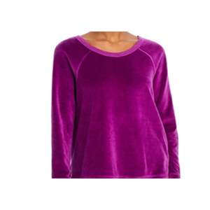 Felpa Sportiva Rosa in Velluto con Maniche Raglan, Alta Qualità, Stampa a Rilievo in Seta, Leggera, Taglia XS per Autunno e Inverno - Product Image 2