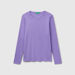 T-shirts à manches longues pour femmes personnalisés, col rond, hauts basiques, grande taille, pour t-shirts à manches longues pour femmes personnalisés et tendance - Product Image 4