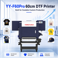 Imprimante DTF YY-F60Pro 60cm avec système intégré double Epson I3200-A1 pour une production de vêtements personnalisés évolutifs