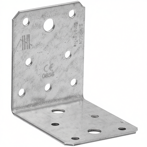 Conector Angular SIMPSON STRONG TIE AB70 70 x 70 x 55 mm, Paquete de 100 con 4/7/2/1 Orificios S.2 mm ETA-06/0106 - Ganchos y Rieles - Product Image 3