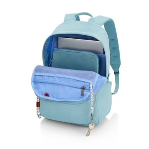 Small Unisex Outdoor Travel <b>Backpack</b> Zipper Water-Resistant Anti-Theft Camping Hiking Softback Polyester <b>Mini</b> School Bag Long - Product Image 6