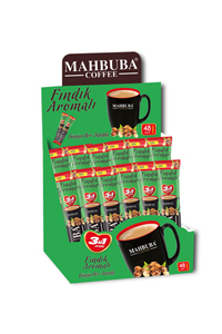 Mahbuba กาแฟสำเร็จรูปรสเฮเซลนัท8ชิ้นในดอยแพ็กบรรจุกล่องที่อุดมไปด้วยกลิ่นหอมผสมครีมรสชาติกลมกล่อม17gr เกรดสูง - Product Image 3