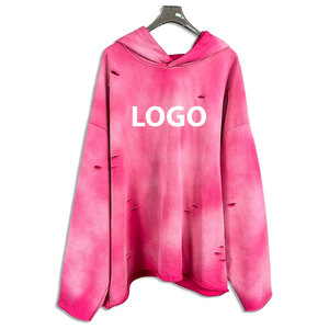 Sudadera con Capucha para Hombre, Diseño Personalizado, 20 g/m², Color Sólido, Lavada, con Parches Desgastados en la Parte Delantera, Estilo Vintage, Invierno, 100% Algodón, Tejido de Punto, Corte Regular - Product Image 6