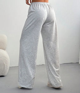 Pantalons de survêtement surdimensionnés Commandes en gros Pantalons de survêtement à jambes larges Taille élastique Pantalons de survêtement amples pour femmes Marque personnalisée disponible en vrac pour femmes - Product Image 4