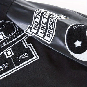 Meilleures ventes Vestes en laine universitaire pour hommes Vestes Versity à logo personnalisé Grande taille Style de rue pour l'hiver - Product Image 4