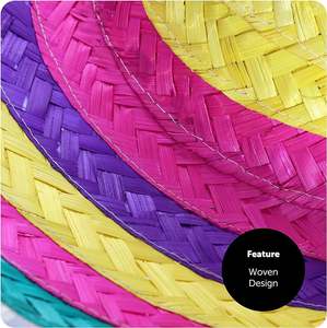 Sombrero Mexique Cowboy Chapeau Seagrass Pour Adultes Mode pour Hommes et Femmes En Vrac Paille Designs Personnalisé À La Main au Vietnam - Product Image 4