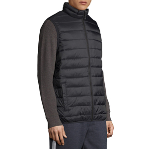 Último personalizado de alta calidad logotipo personalizado hombres Puffer chaleco ligero sin mangas de invierno cálido acolchado Puffer chalecos - Product Image 4