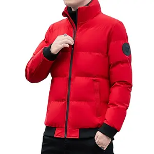 卸売カスタムカラーのフグジャケット冬メンズジャケットカスタムスタンドカラー屋外超ソフトカスタムパッド入りフグジャケット