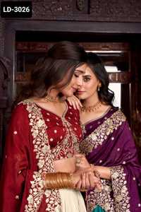 Latest Women Wedding and Festival Wear Function Tussar Silk Material Lehenga Choli with Low Price and Best Quality Clothes - Product Image 5