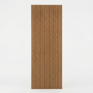 Porte en panneau HPL/HPDL cannelé moderne, grain de bois, panneau de cloison intérieur, taille personnalisée pour la décoration résidentielle - Product Image 1