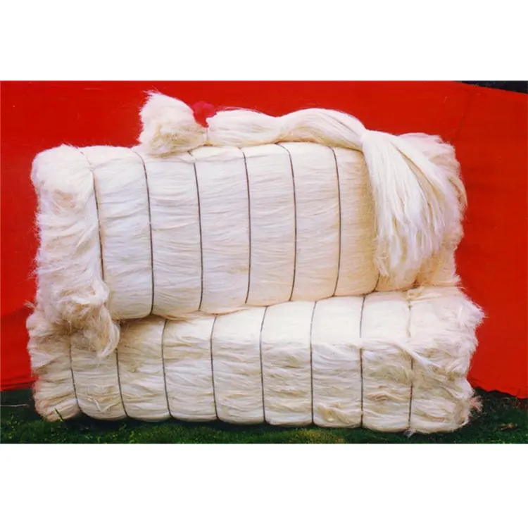 100% UG and SSUG Natural White UG Grade Sisal Fiber / Sisal Fibre Fiber From Kenya Anti-uv Sisal Fibre From Tanzania