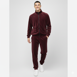 ชุดวอร์มผ้าฝ้ายแท้ 100% แบบเรียบ ปักลาย กันน้ำ สำหรับผู้ชาย ลายสก็อต รับทำโลโก้แบรนด์ส่วนตัว - Product Image 6