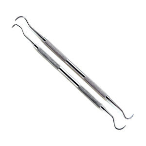 QNQ Ensemble de curettes Gracey en acier inoxydable de haute qualité Instruments d'hygiène dentaire manuelle Double extrémité postérieure antérieure - Product Image 5