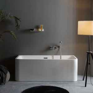 Baignoires murales rectangulaires en acrylique Diana, expérience de bain de luxe - Product Image 1