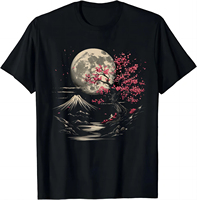 T-shirts décontractés pour hommes, style tendance, imprimés par sublimation, col rond, avec votre propre logo, tissu tricoté anti-rides, 240g