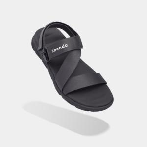 Sandalias de tacón giratorio con punta abierta gris oscuro completo F6S unisex estilo informal moderno con correas transpirables suaves - Product Image 4