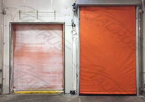 STX-FR110 - Portes rapides isolées en PVC pour chambre froide, isolation thermique, acier inoxydable - Product Image 4