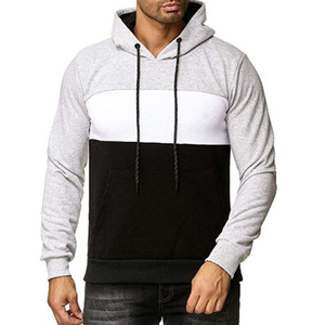 เสื้อฮู้ดผู้ชายผ้าฝ้ายโอเวอร์ไซส์ - Product Image 1