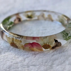 Bracelets et joncs en résine pour femmes, nouvelle collection, bijoux de style ange pour les fêtes et les mariages, haute qualité - Product Image 1